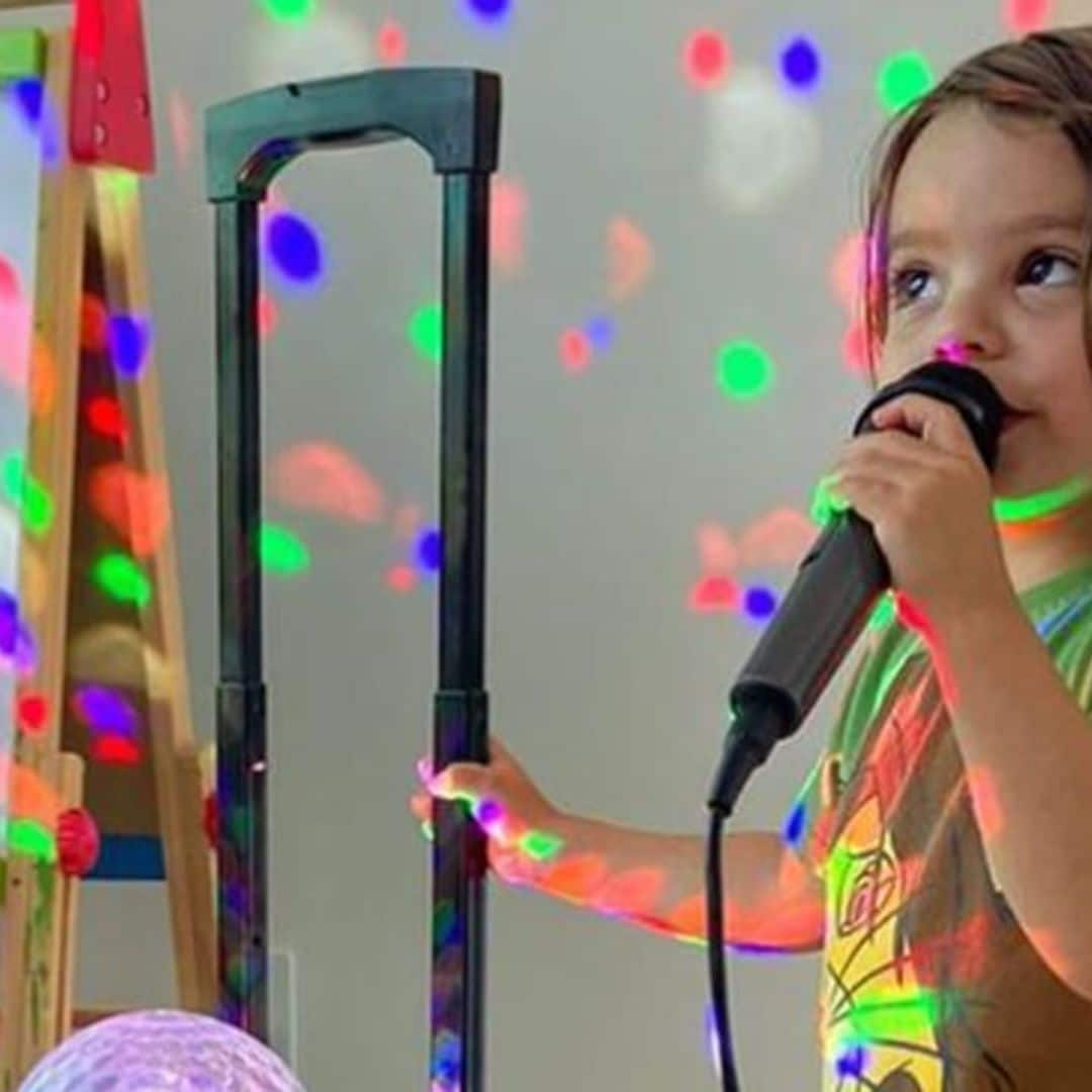 Eva Longoria’s son Santi has karaoke party thanks to Victoria Beckham