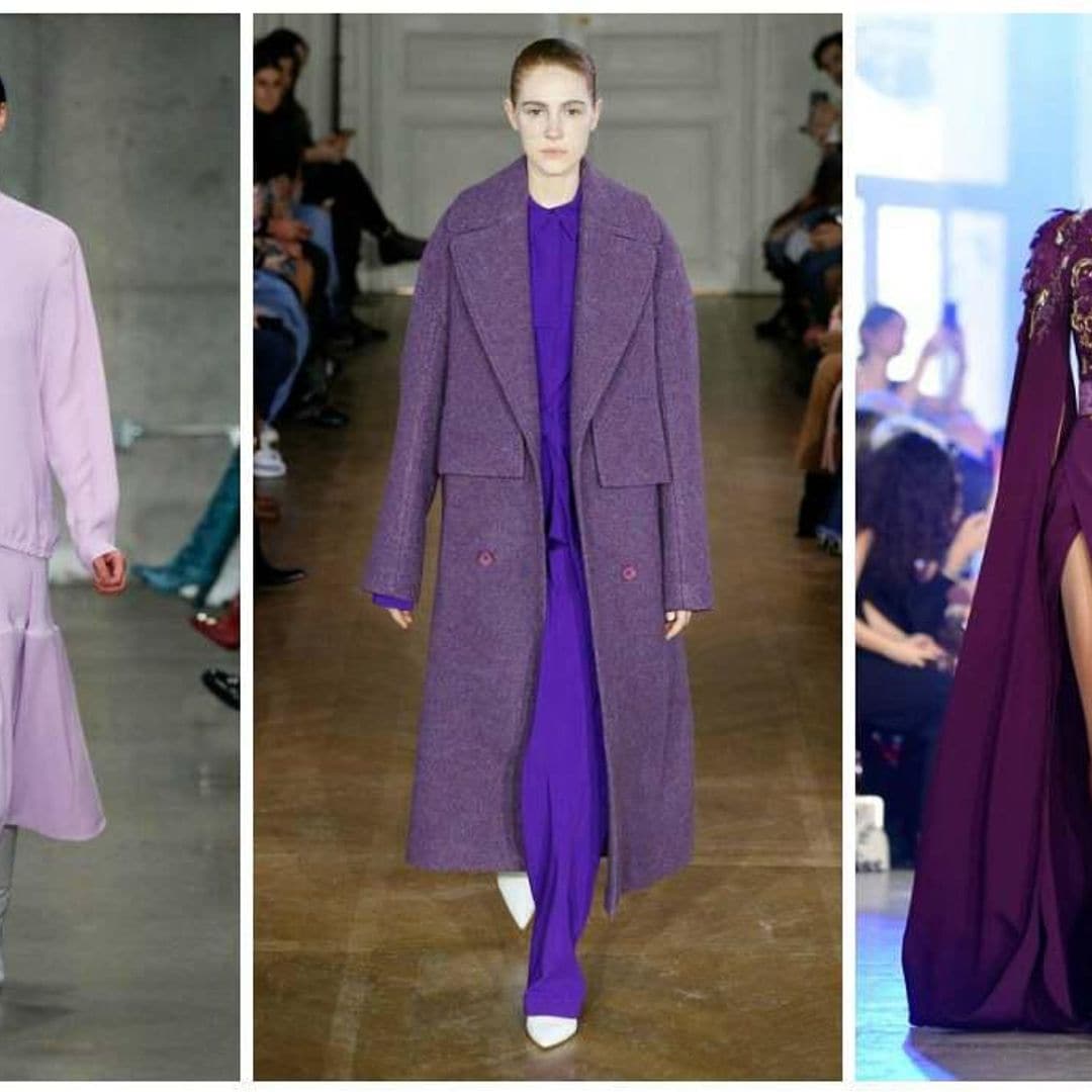 Purple for fall! Here is a look at this season's warmest (and trendiest) color