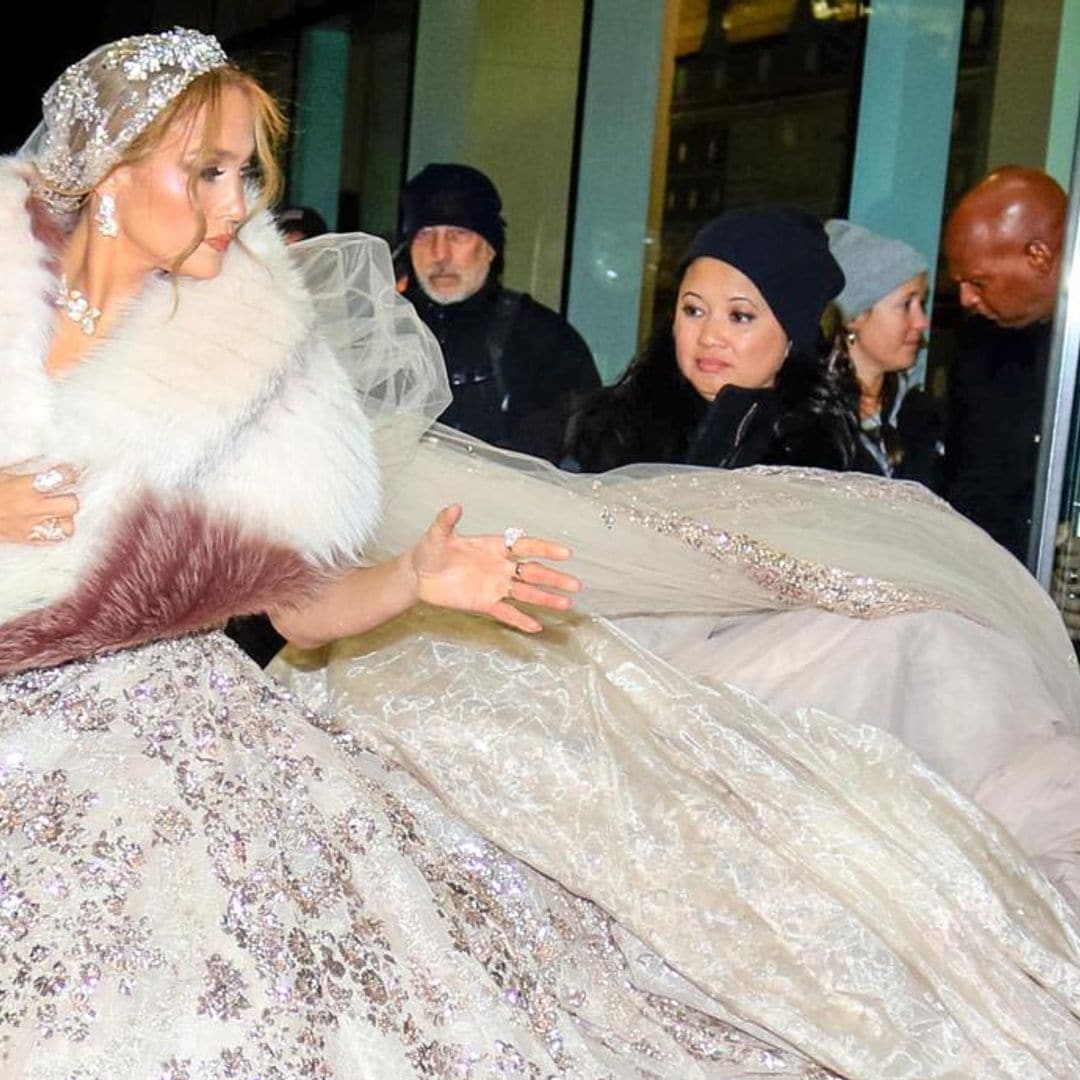 Jennifer Lopez marks fake first wedding anniversary: photos