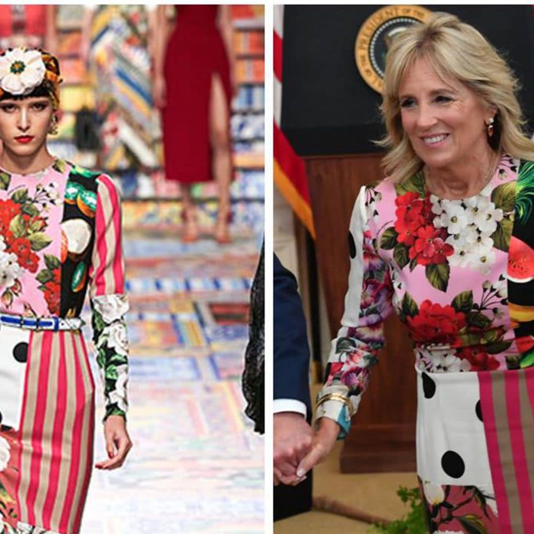 All about the $2700 Dolce & Gabbana dress Jill Biden wore