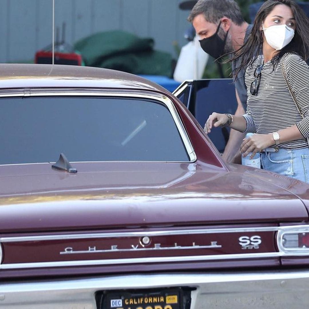 Ben Affleck’s Vintage Car Died and Needed a Jumpstart as He Was Picking Up Girlfriend