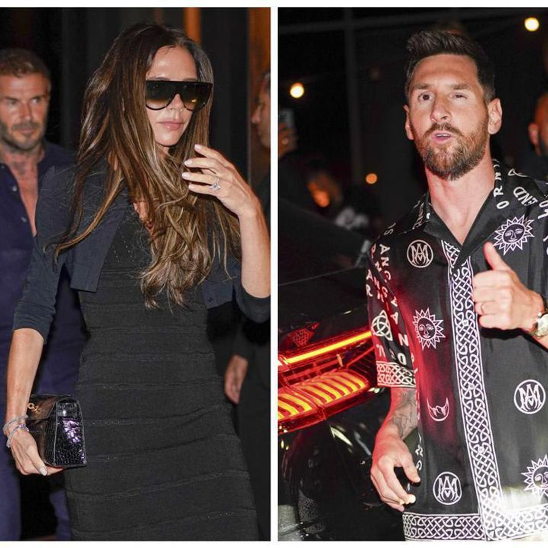 Lionel Messi and Antonela Roccuzzo hang out with David and Victoria Beckham