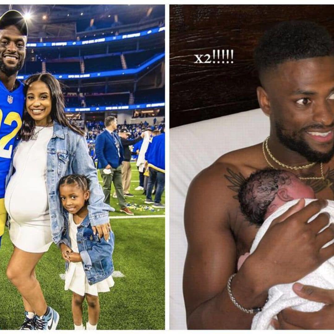 Rams player Van Jefferson welcomes second baby two hours after Super Bowl win