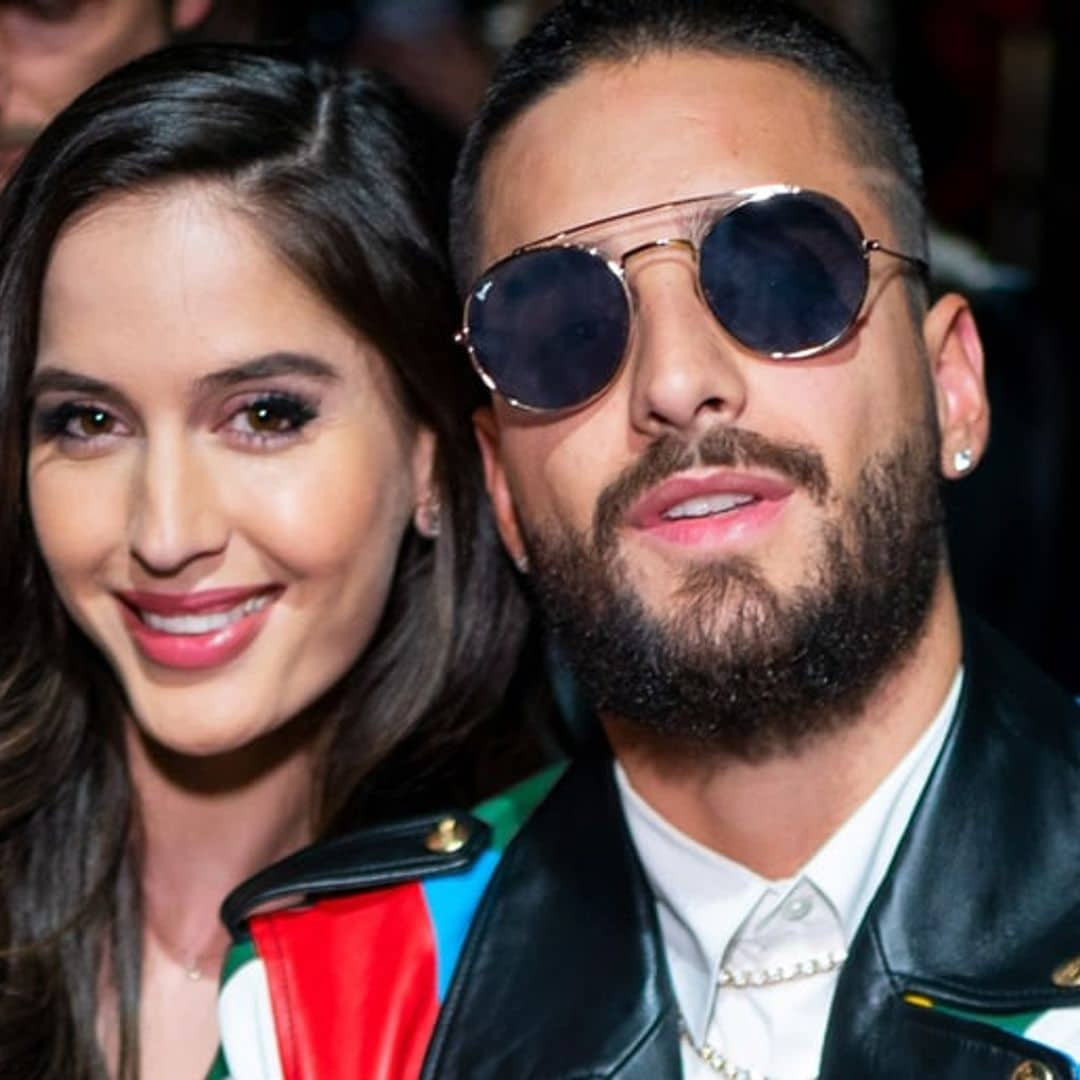 Maluma and Natalia Barulich celebrate 2-year anniversary with PDA-filled trip to Spain