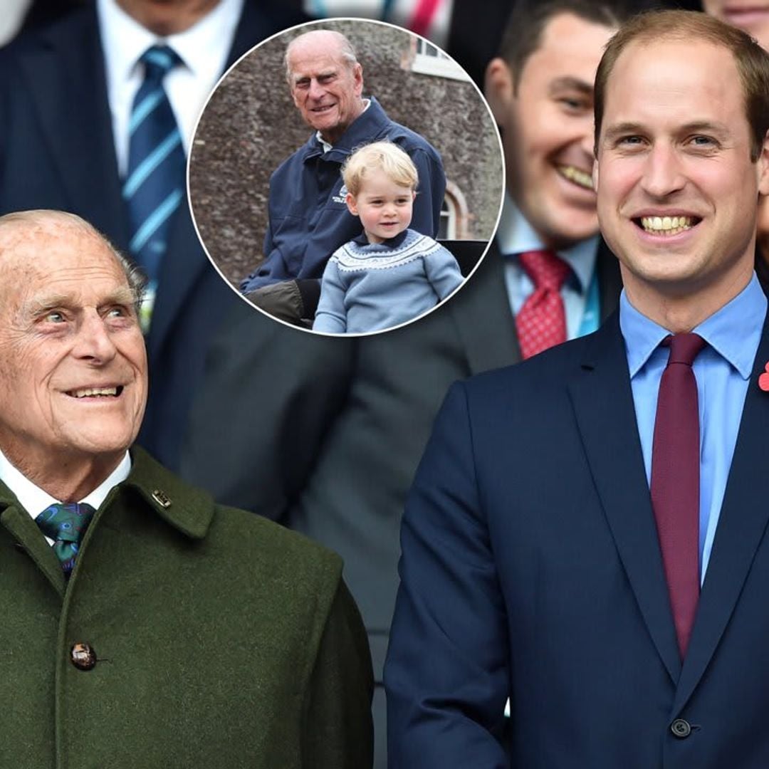 Prince William shares unseen photo of Prince George with great-grandpa Prince Philip: ‘I will miss my Grandpa’