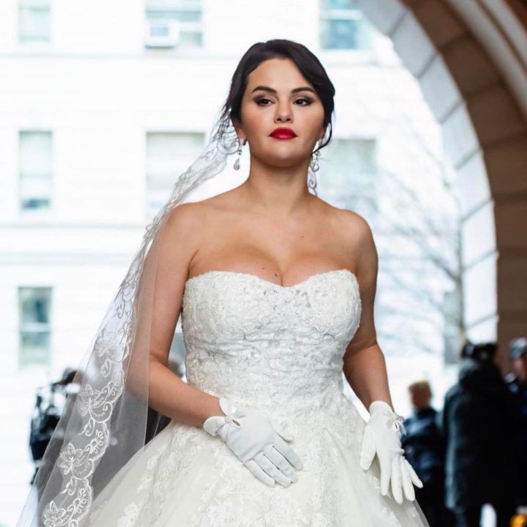 Selena Gomez stuns in a wedding dress and more estrellas we love