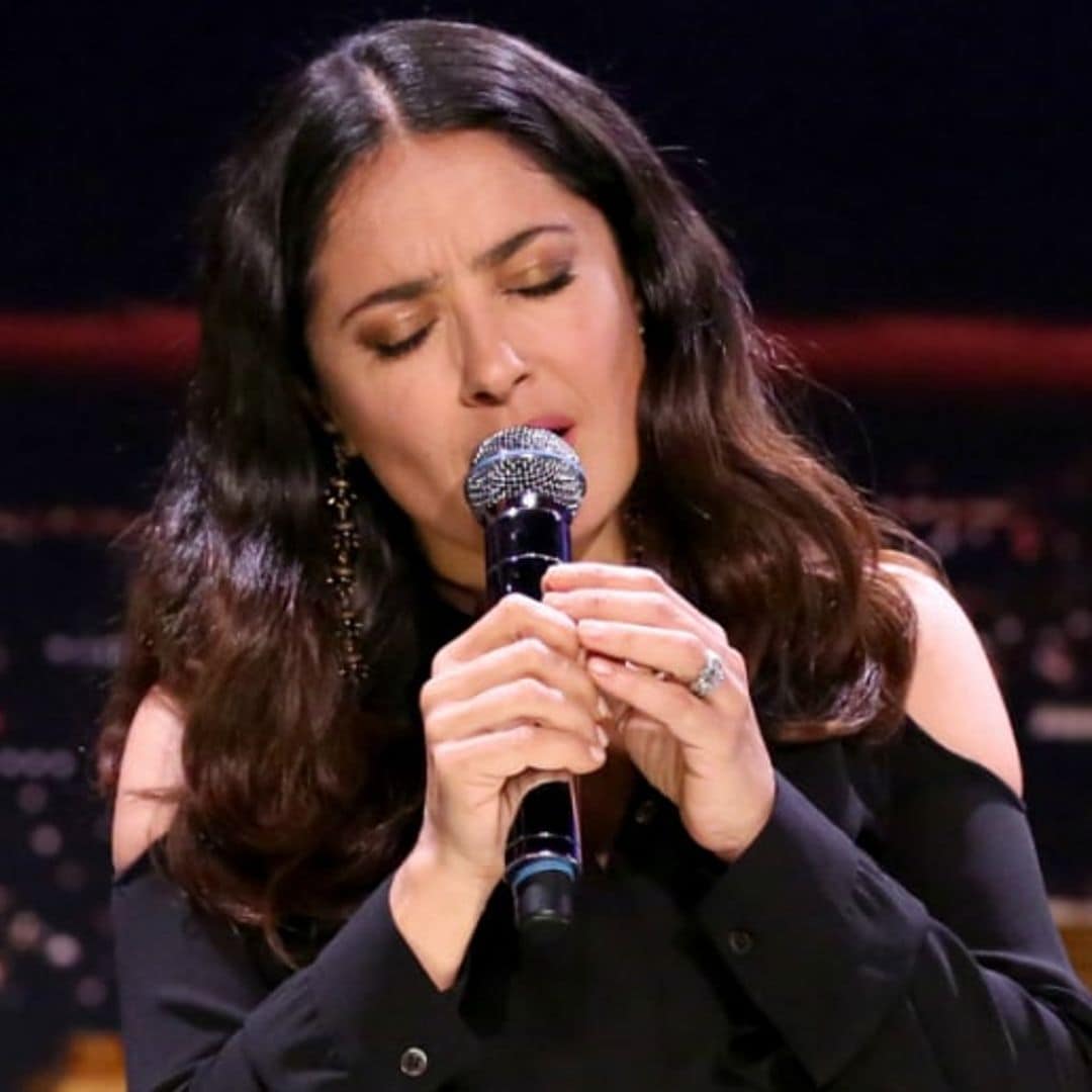 It's Salma Hayek's birthday and she'll cry if she wants to: Hear her amazing voice!