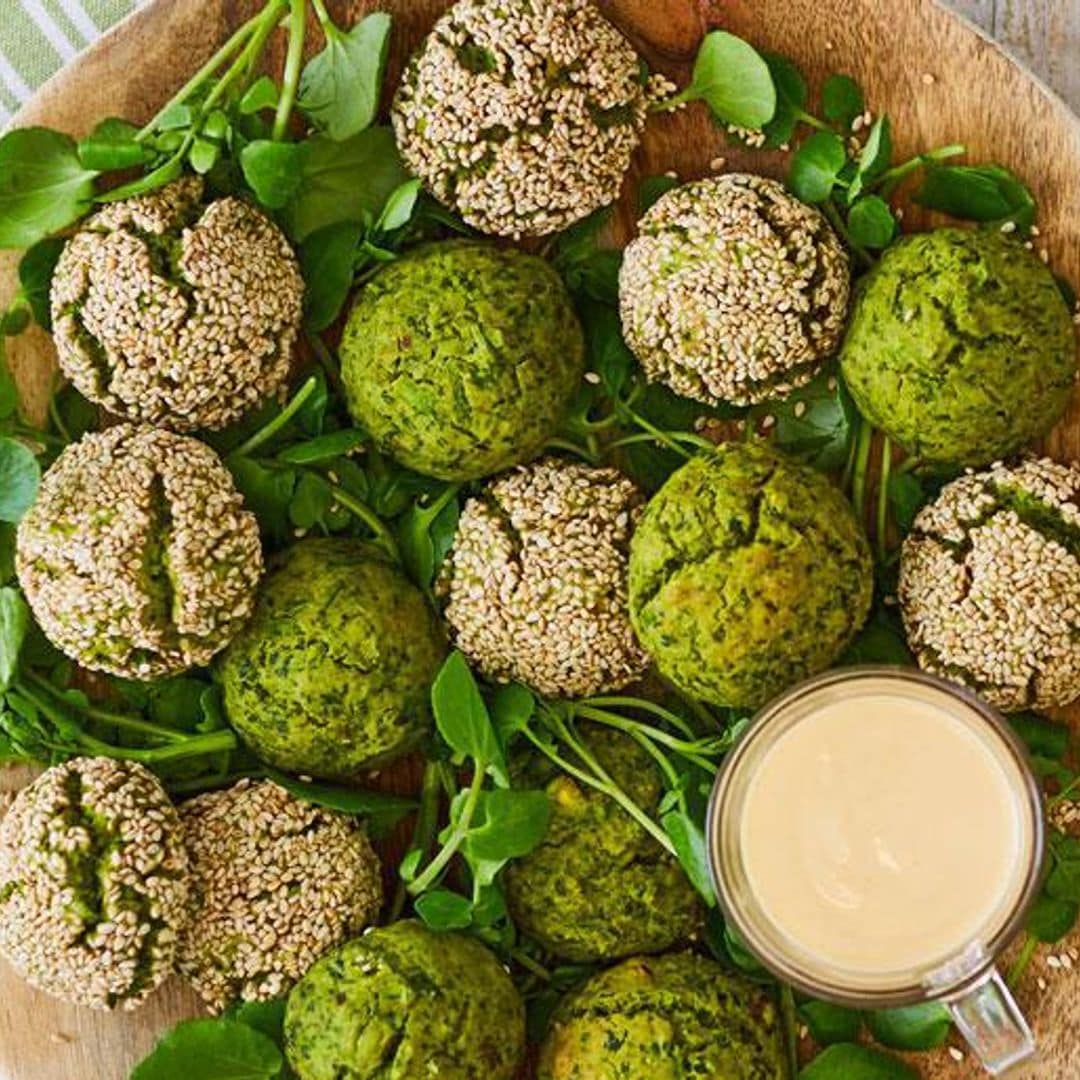 The perfect bite: green falafel recipe to wow at your next chica's night out