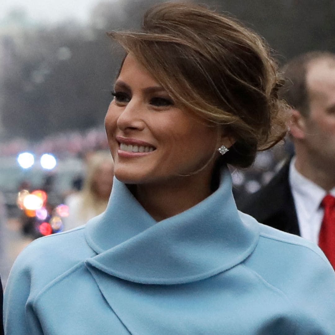 What Melania Trump wore to her husband's first inauguration