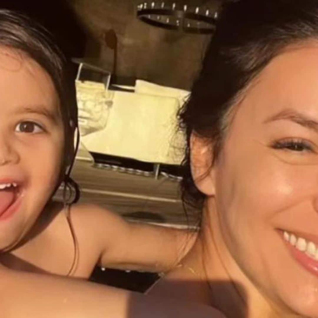 Eva Longoria shares an adorable pool selfie with her son Santi