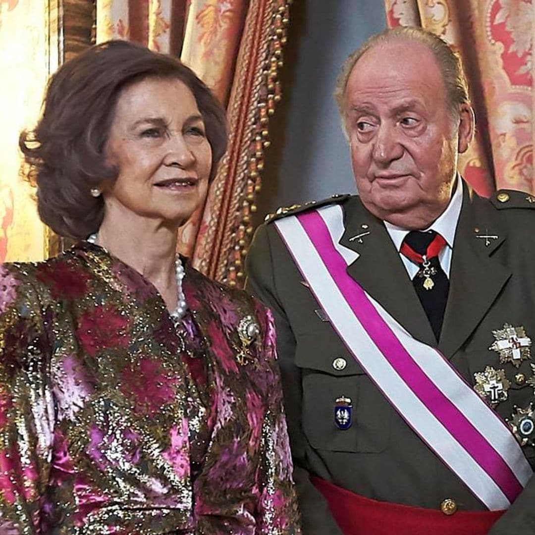 Queen Sofia seen out in public for the first time since husband King Juan Carlos left Spain