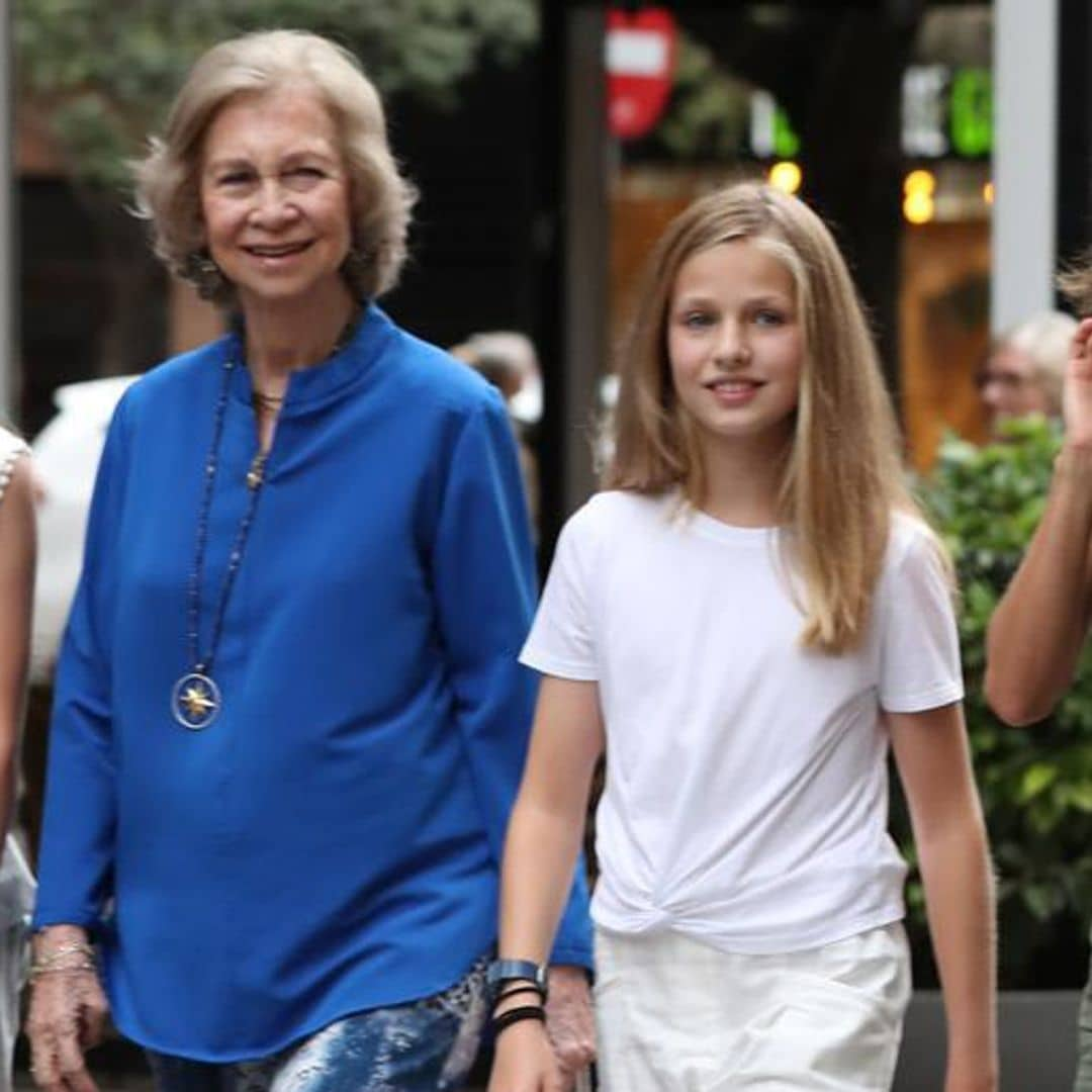 Queens Letizia and Sofia enjoy movie date with Princess Leonor and Infanta Sofía