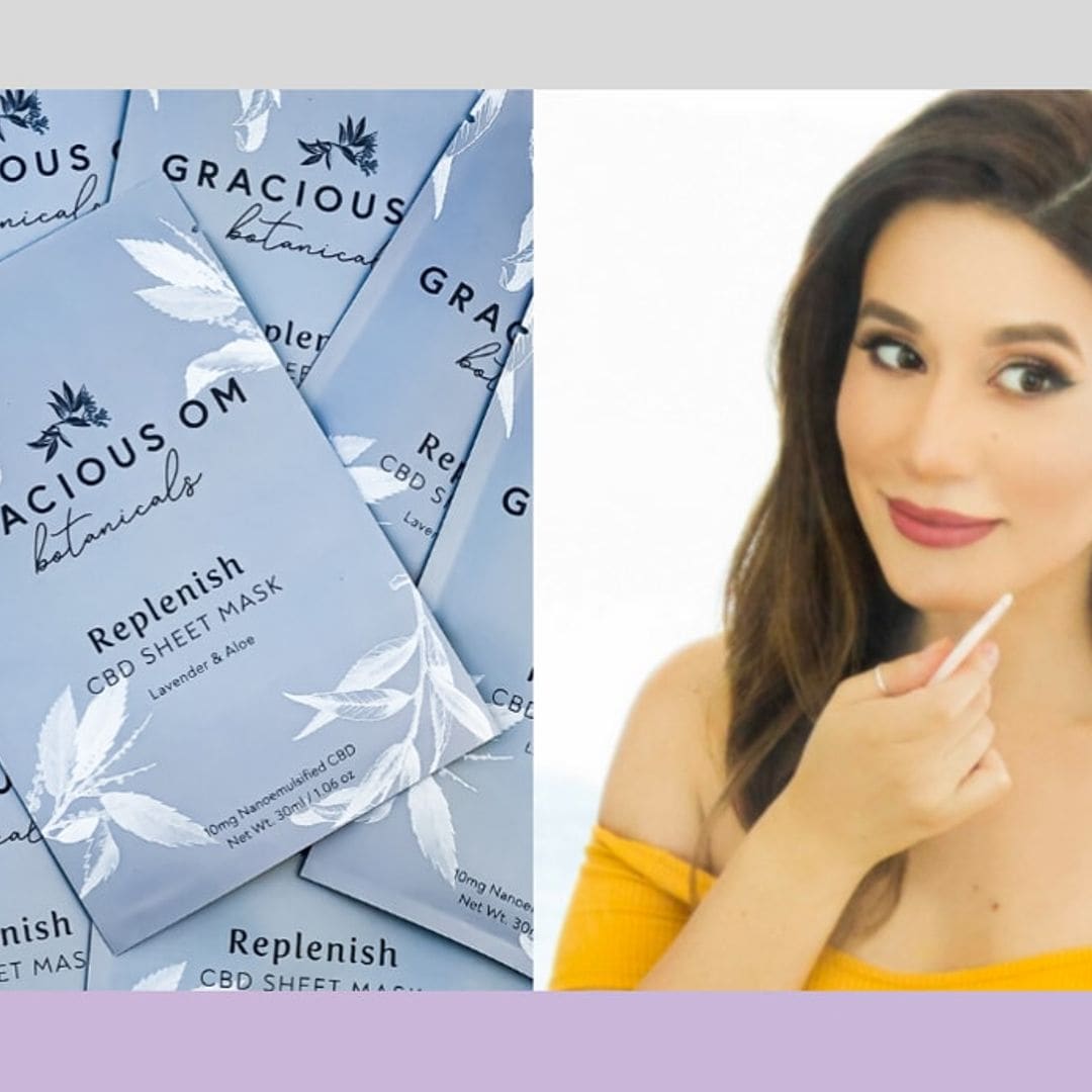 CBD beauty debunked by Latina entrepreneur and founder of Gracious Om, Andrea Barrera