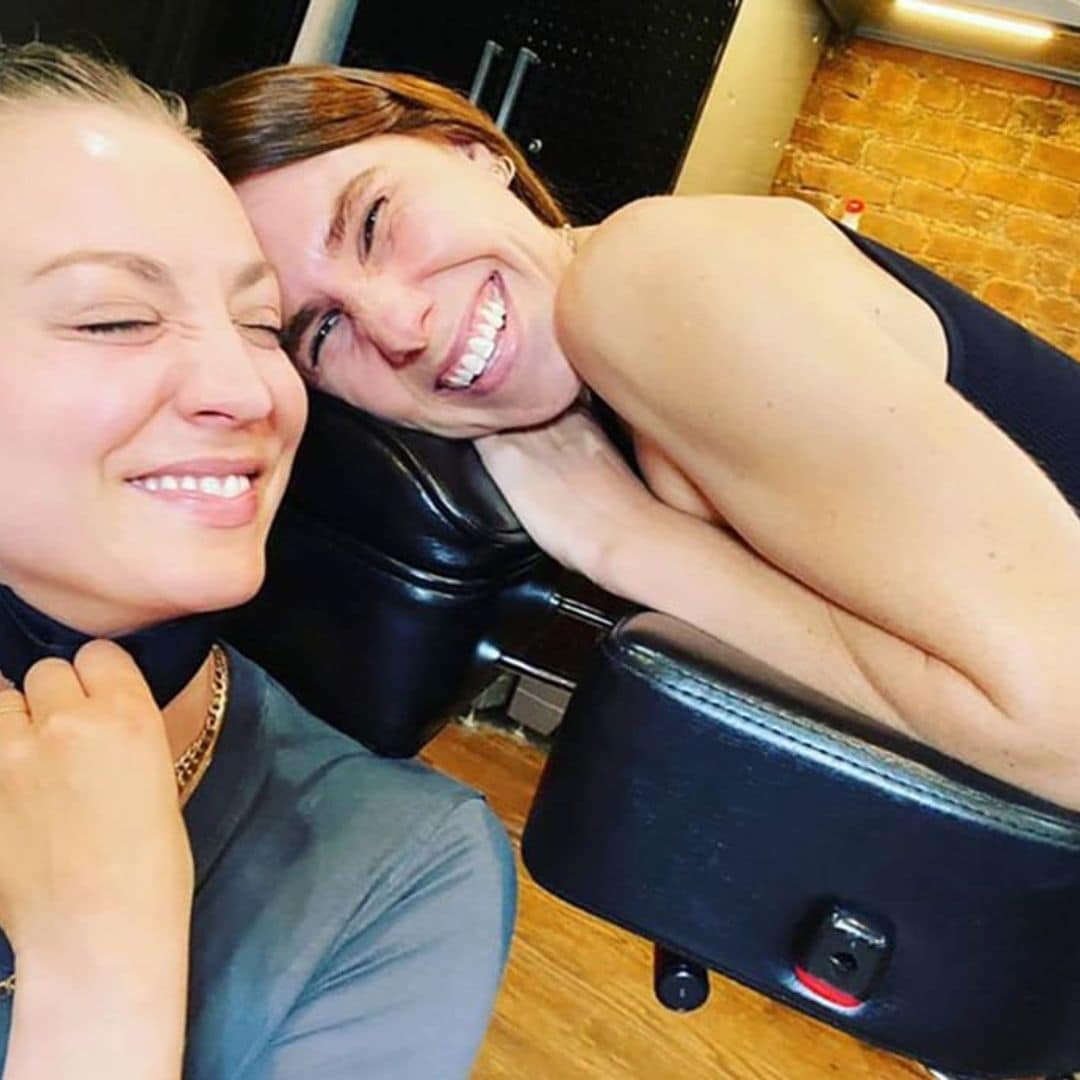 Kaley Cuoco and Zosia Mamet show off their brand new matching tattoos