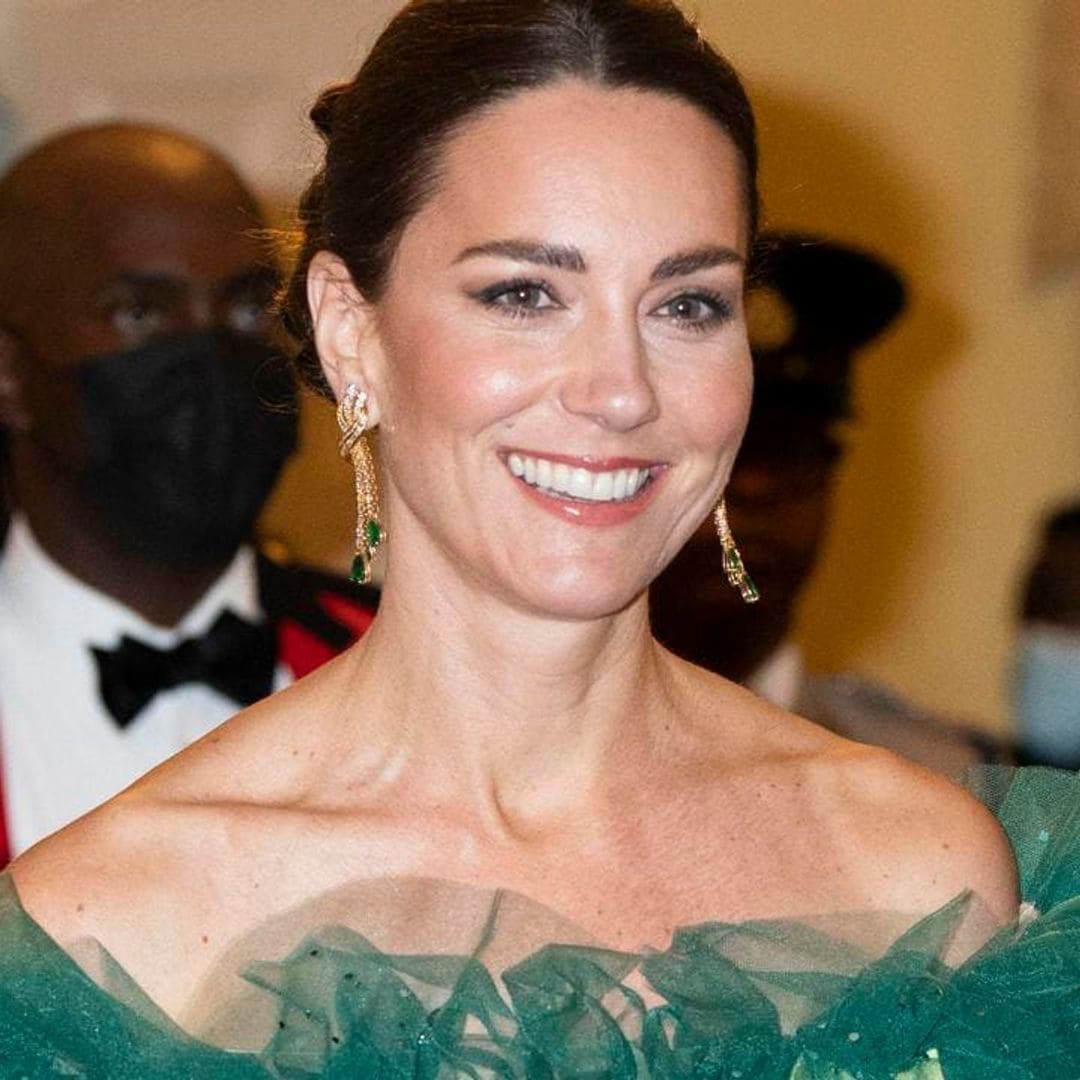 Kate Middleton looks every inch a future Queen Consort in a glittering gown