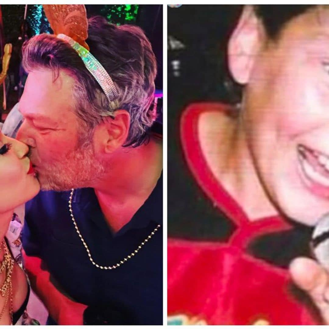 Gwen Stefani throws Blake Shelton a surprise party for his 45th birthday