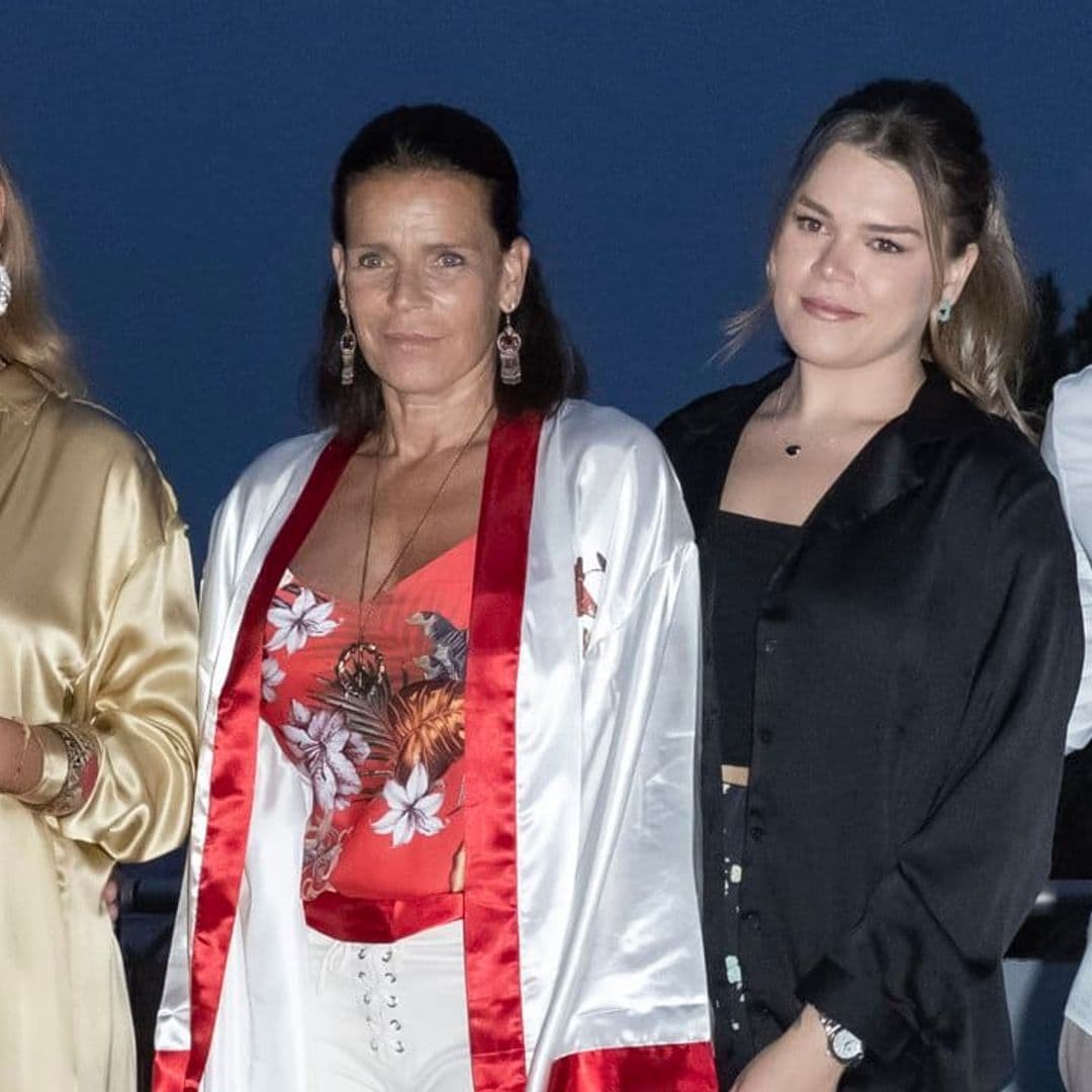 Princess Stephanie and her kids make appearance at gala in Monaco