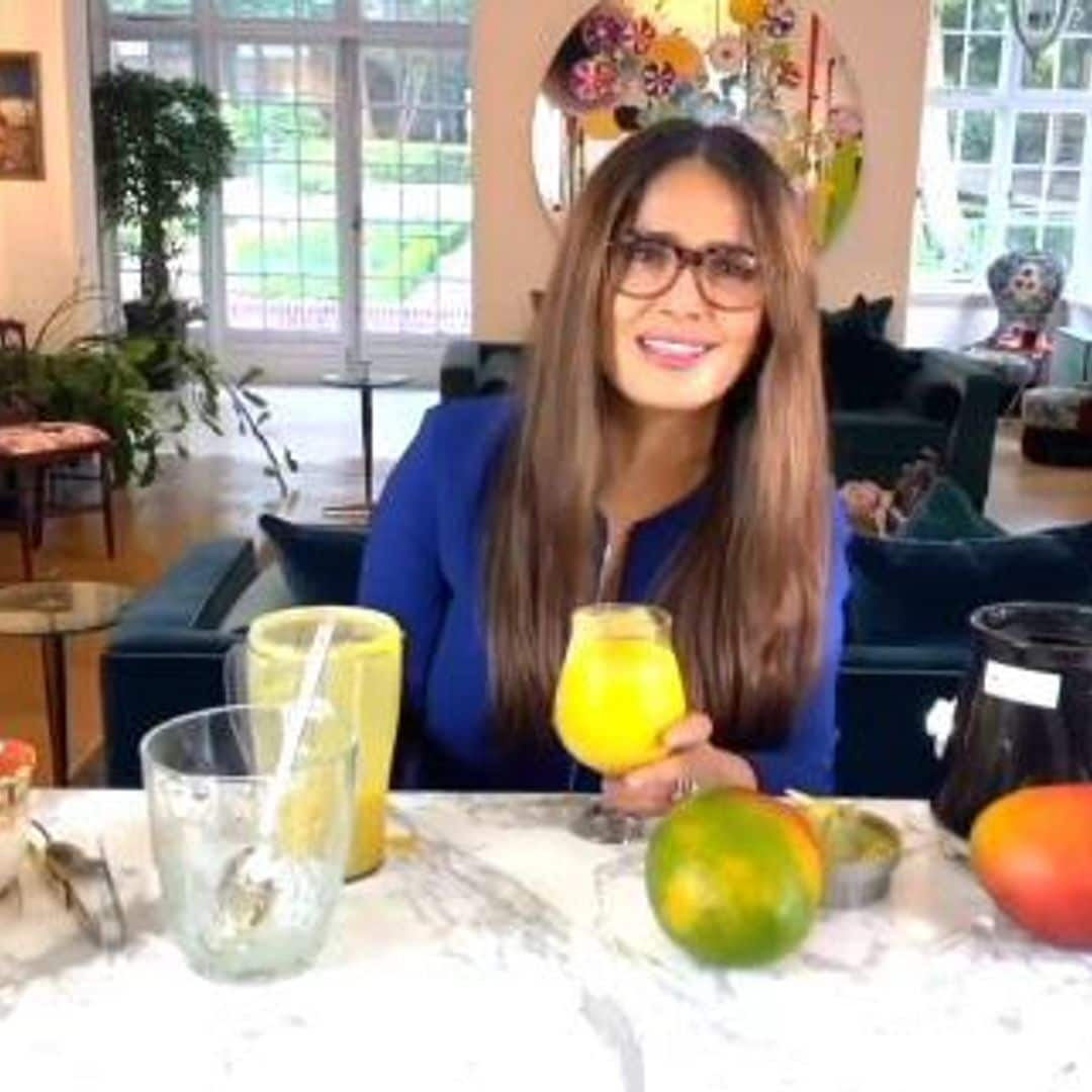 Salma Hayek’s refreshing smoothie recipe for a summer afternoon will quench your thirst