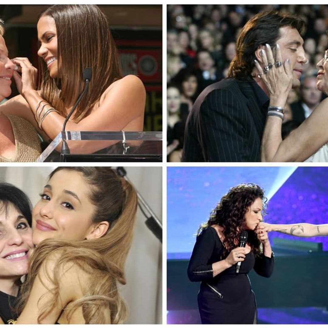 Sweet and affectionate moments between celebs and their moms