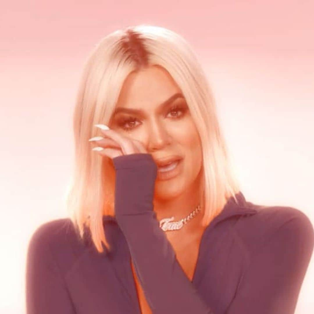 Khloé Kardashian wipes tears as she talks the end of her relationship with Tristan Thompson