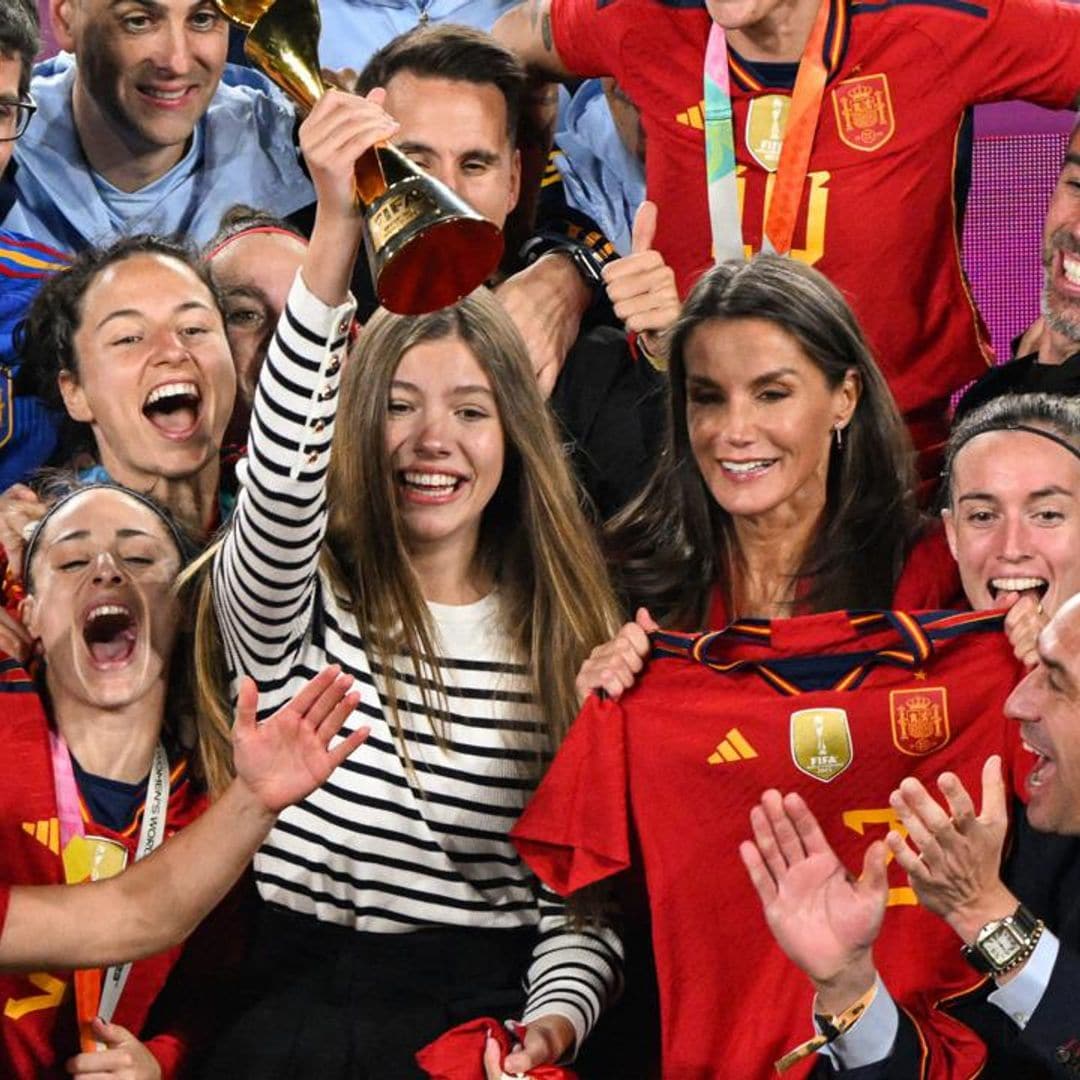 Queen Letizia and Infanta Sofia join the grand celebration of Spain’s World Cup Victory [Photos]