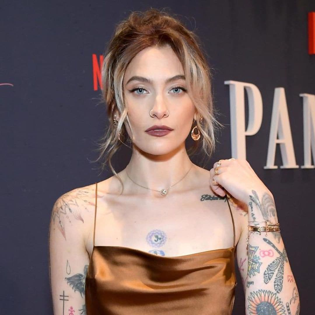 Paris Jackson wears a satin dress for ‘Pamela: A Love Story’ premiere