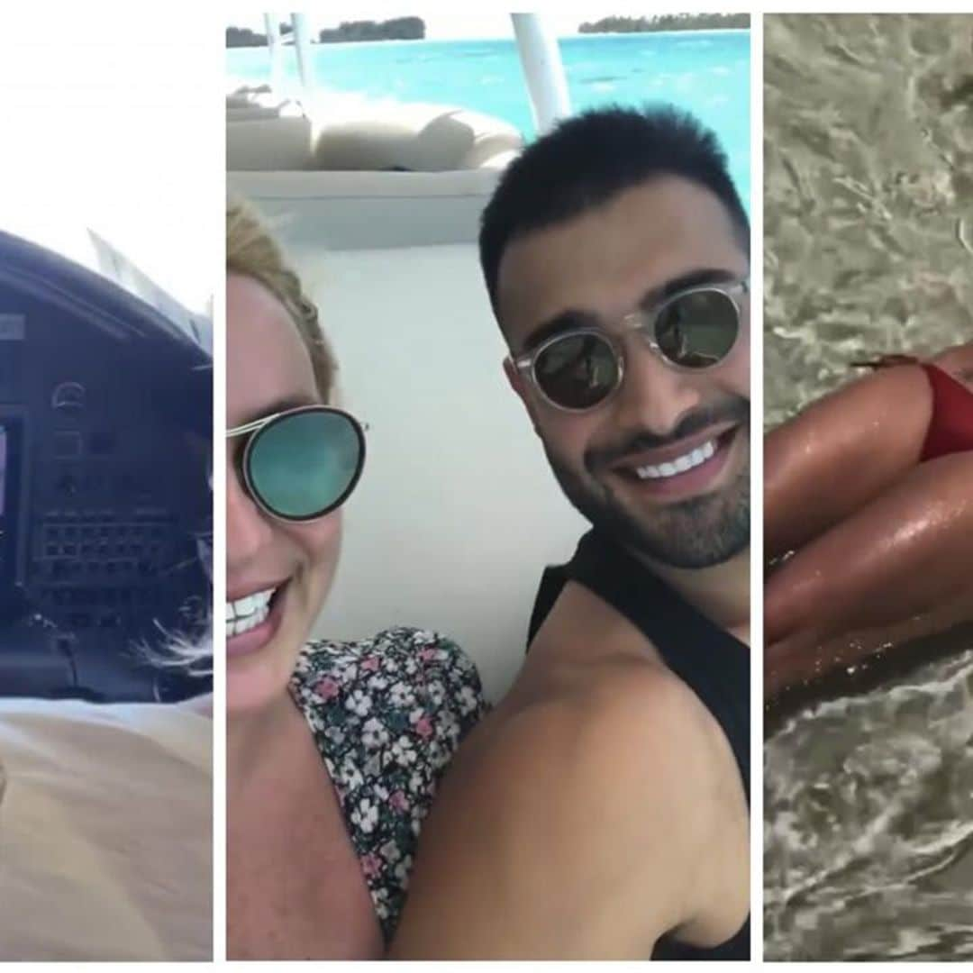 Britney Spears is flying planes and celebrating in paradise after Jamie was removed as conservator