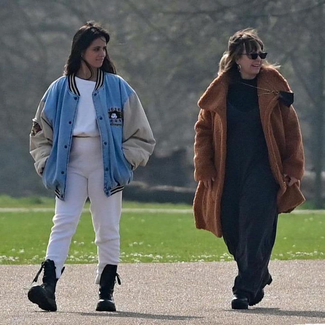 Camila Cabello and her mom go on a London walk