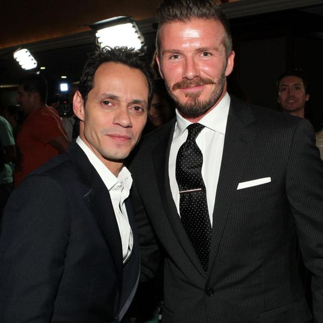 Marc Anthony reveals his resolution for 2020 – and David Beckham approves