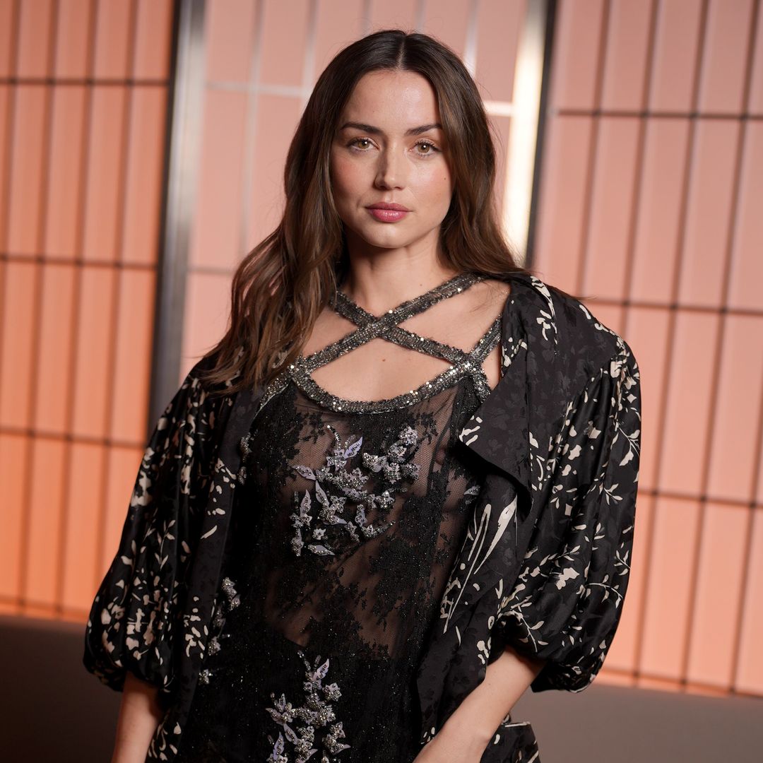 Ana de Armas wows in sexy and elegant lace gown at Paris Fashion Week