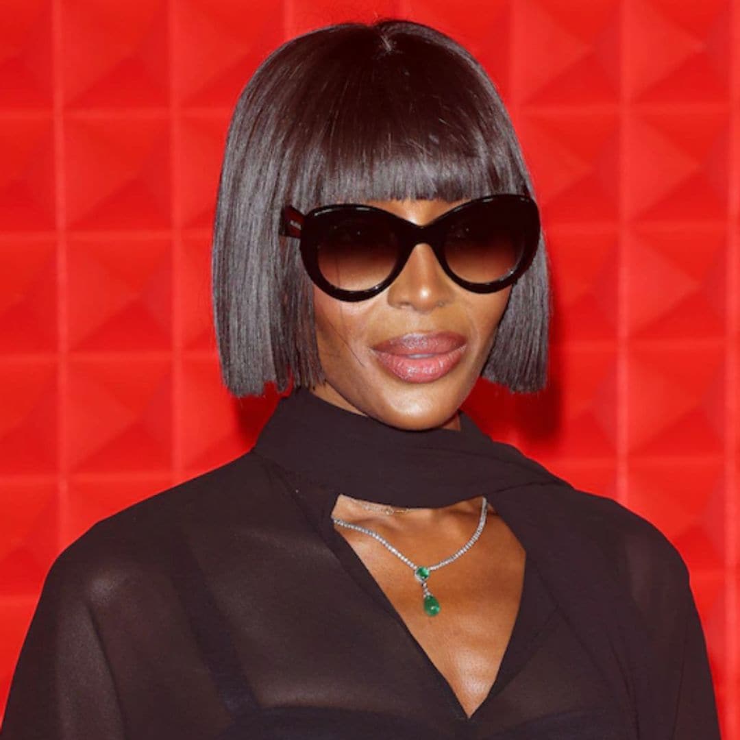 Naomi Campbell estrena corte: el popular 'bob cut' que conquistó el 2024