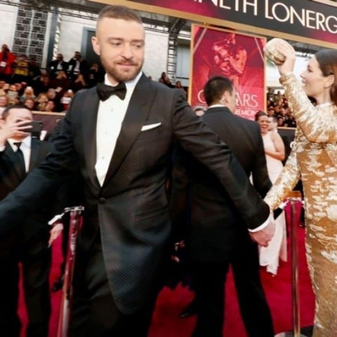 Justin Timberlake and Jessica Biel bring their fun-loving relationship to the Oscars