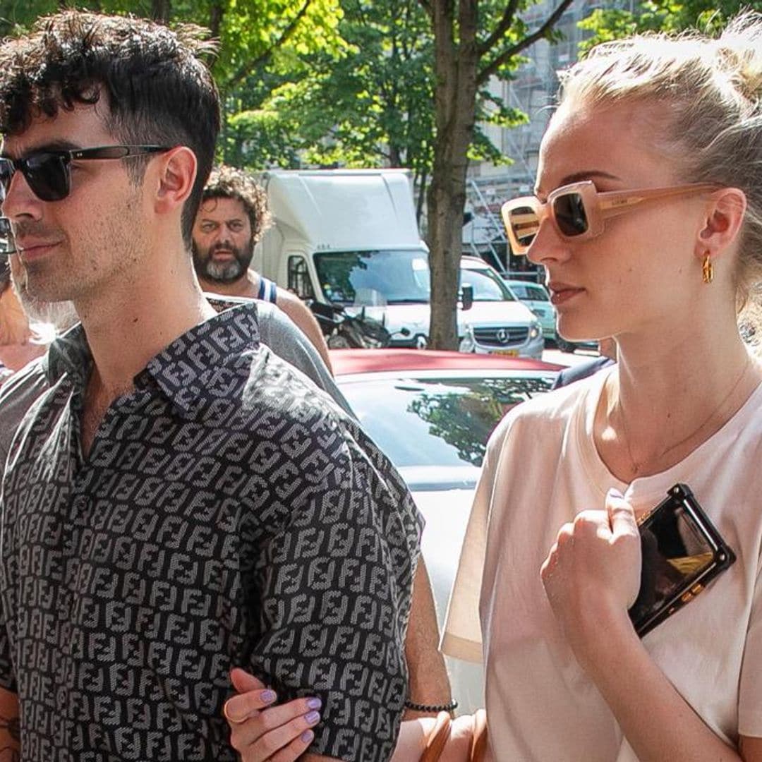 Sophie Turner and Joe Jonas seen outside for the first time since becoming parents