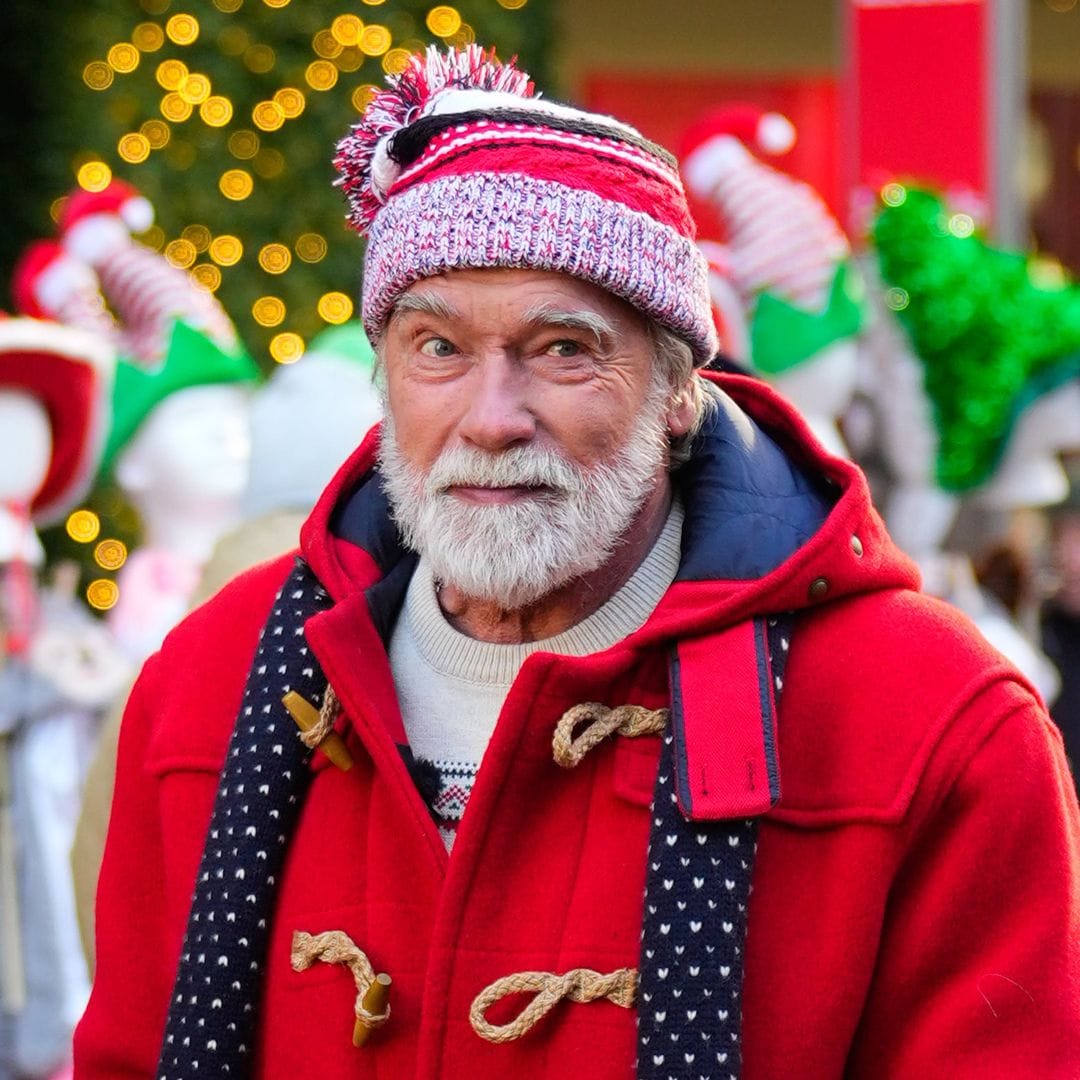 Watch Arnold Schwarzenegger play a joyful and cool Santa Claus