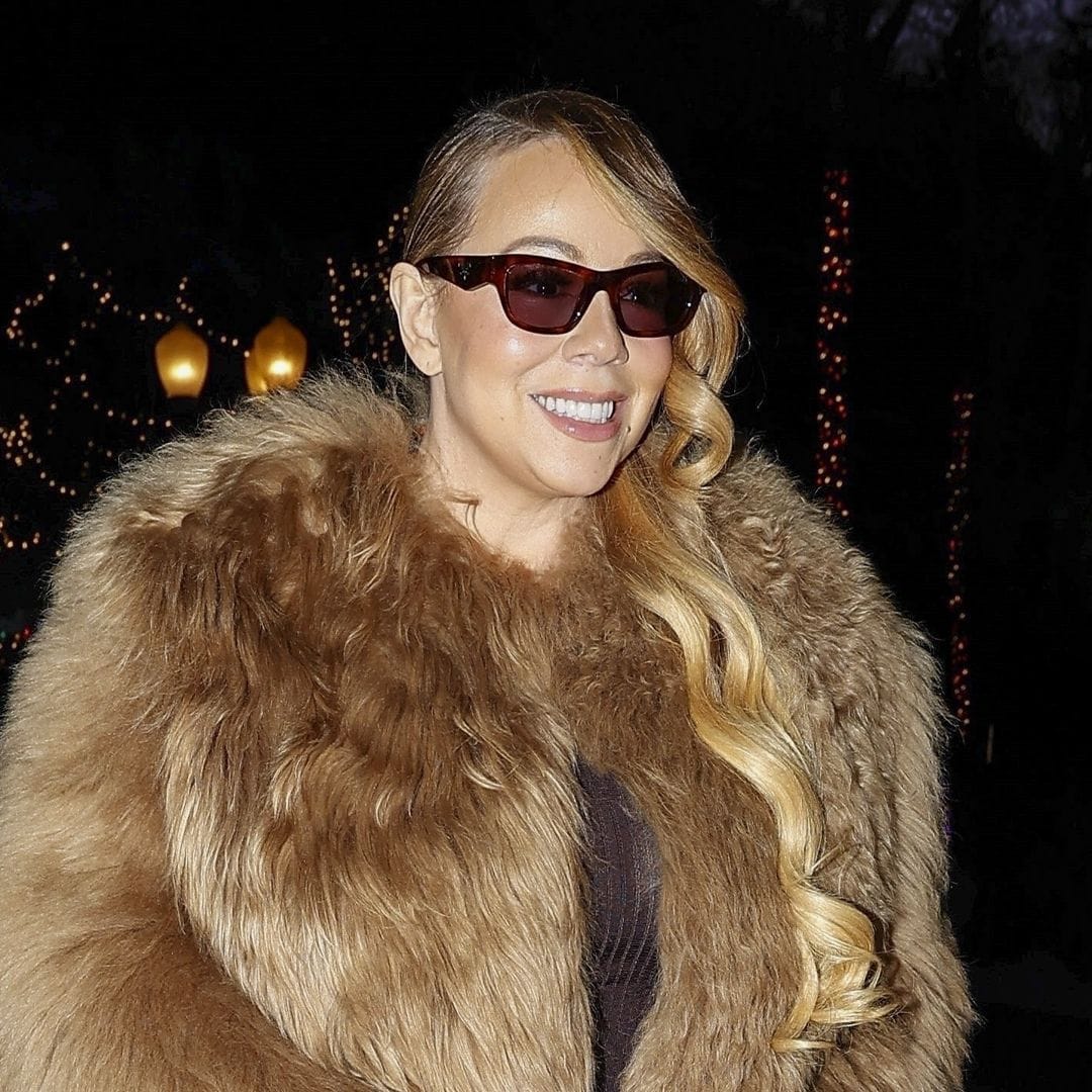 Mariah Carey wears a gorgeous fur coat as she braves the Aspen cold