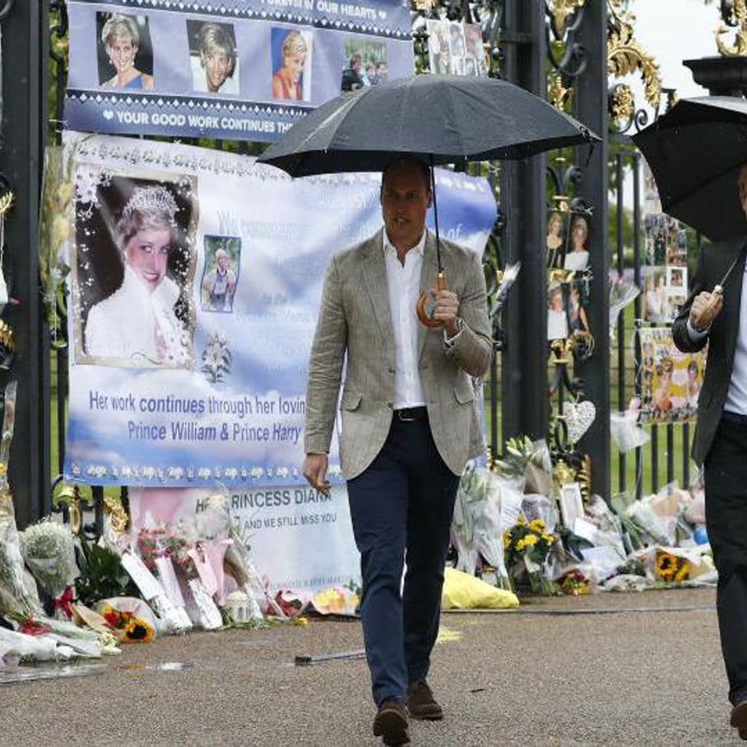 Prince William and Prince Harry honor mom Princess Diana on the anniversary of her death