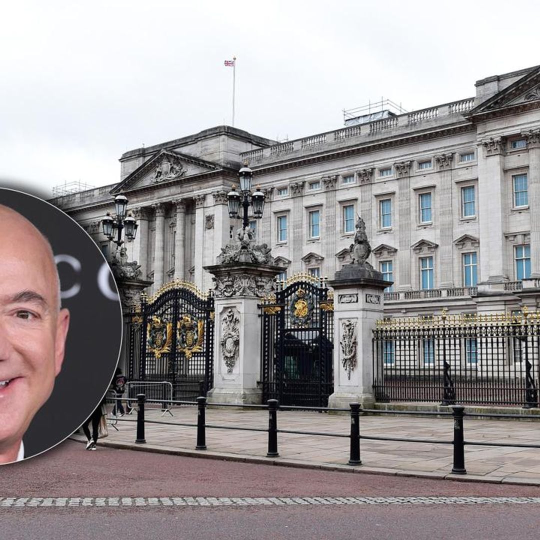 Jeff Bezos enjoys private tour of Buckingham Palace