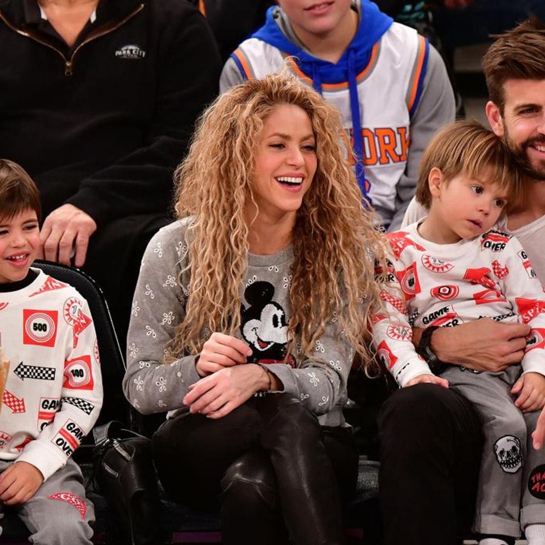 Shakira and Piqué’s sons Sasha and Milan won’t leave mom alone during quarantine