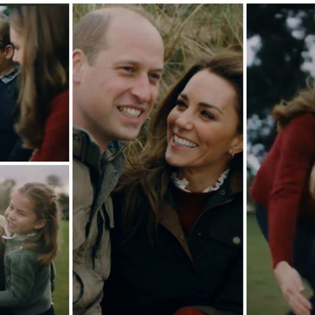 Prince William and Kate release family video featuring ‘precious moments’ with George, Charlotte and Louis