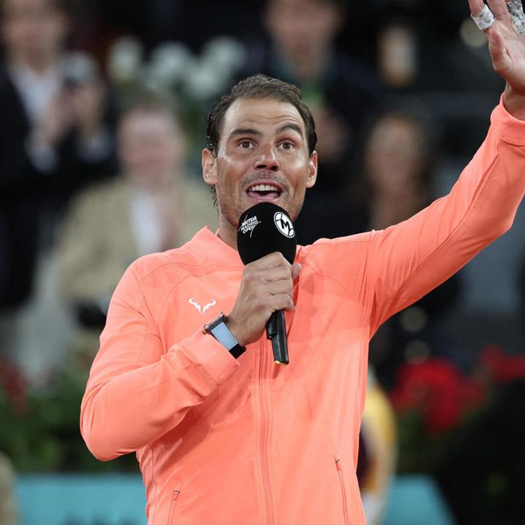 Rafa Nadal’s emotional goodbye at the Madrid Open