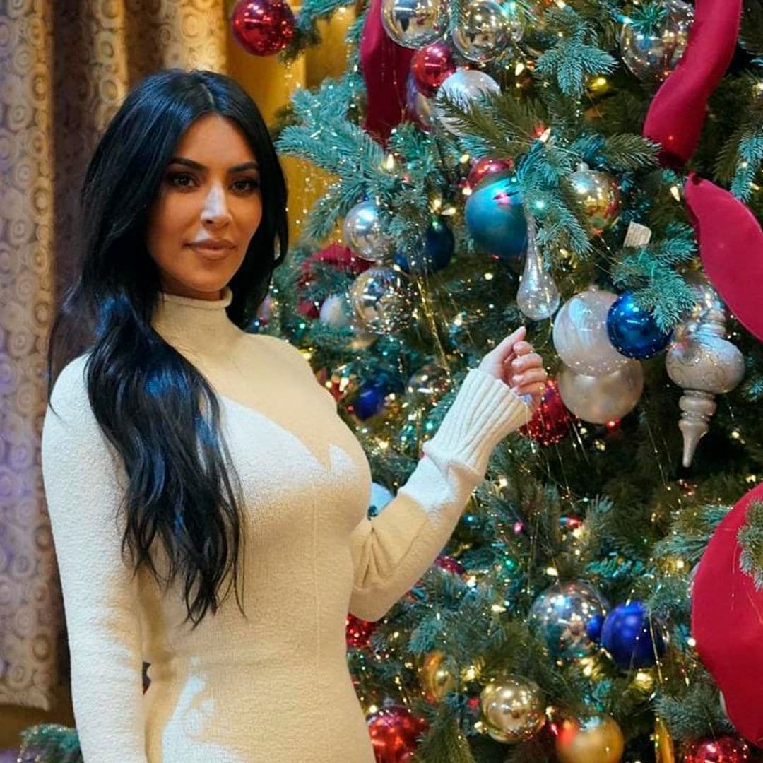 Kim Kardashian’s unique and eco-friendly way to wrap her Christmas gifts