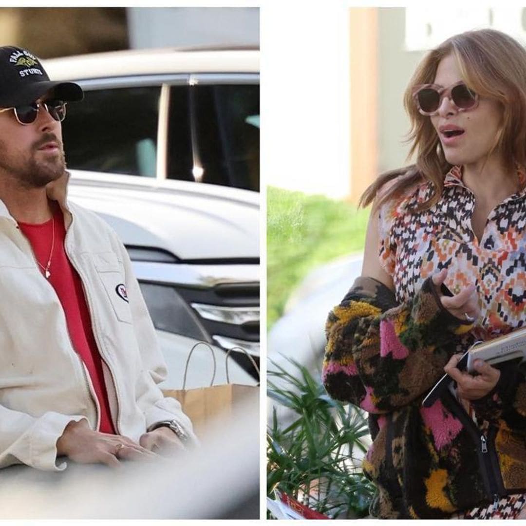 Ryan Gosling and Eva Mendes take their daughters to read books at the park