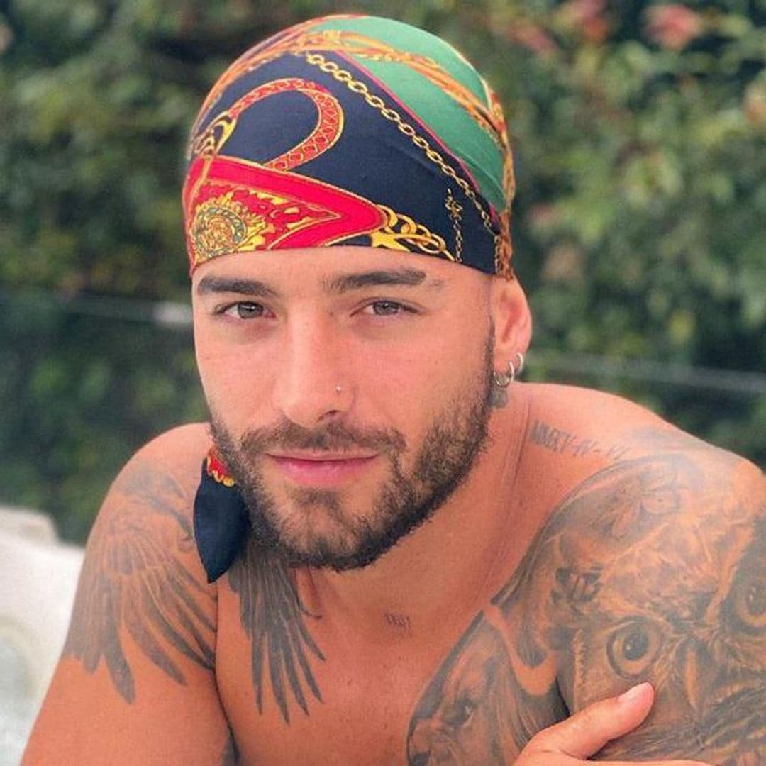 Maluma shares a special moment with his equally as handsome grandfather