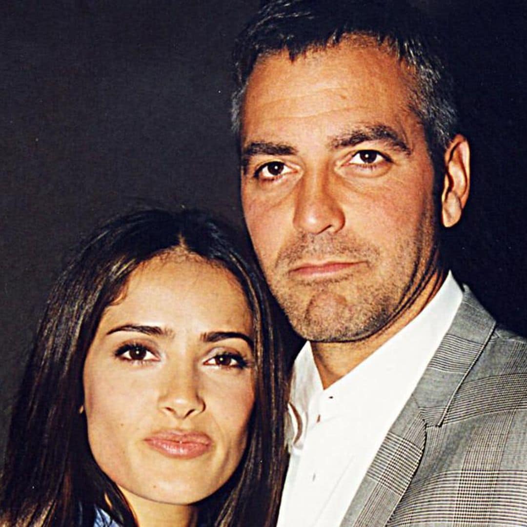 Salma Hayek shares incredible TB photo with George Clooney to mark St. George Day and fans go wild