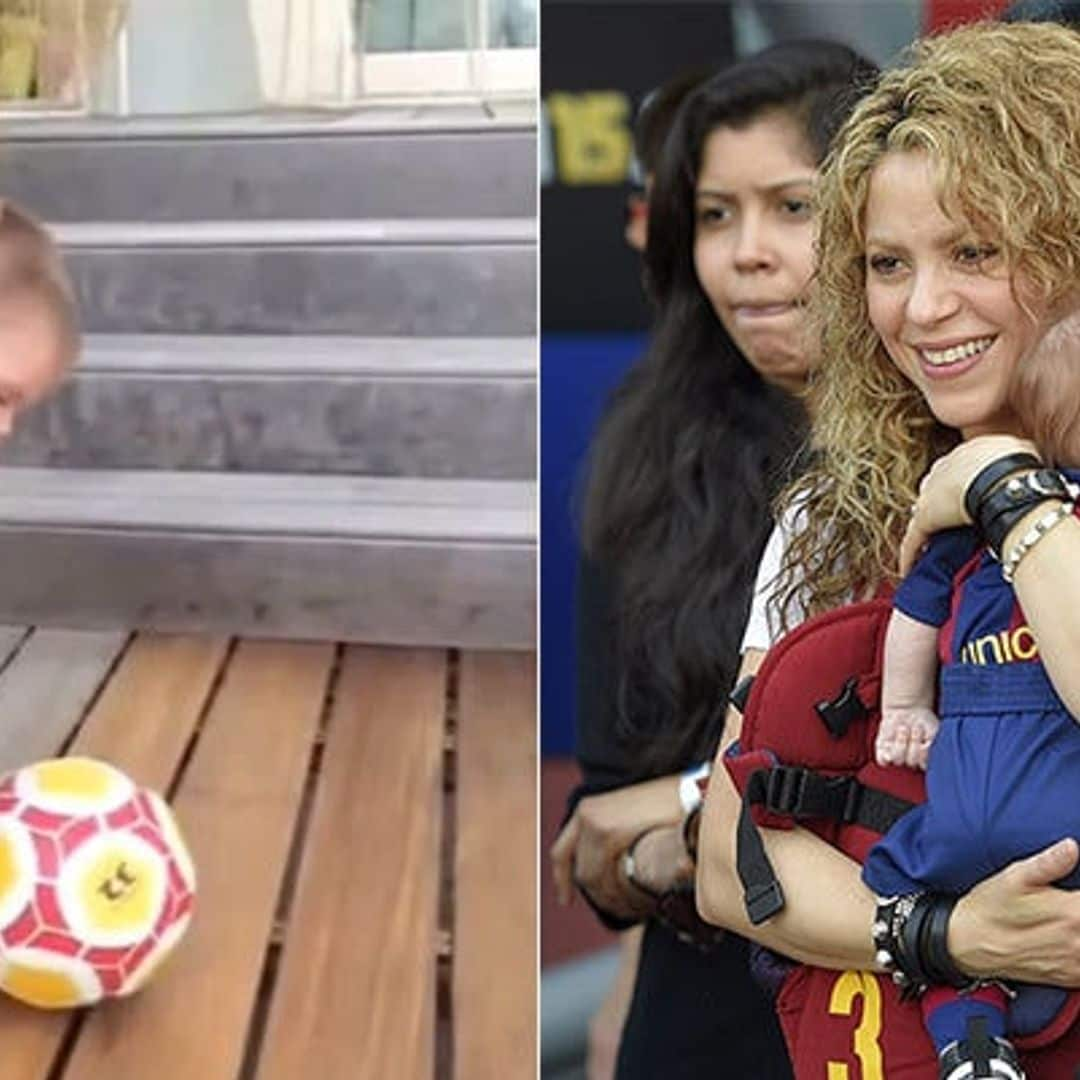 Shakira's 6-month-old son shows off soccer skills in new video