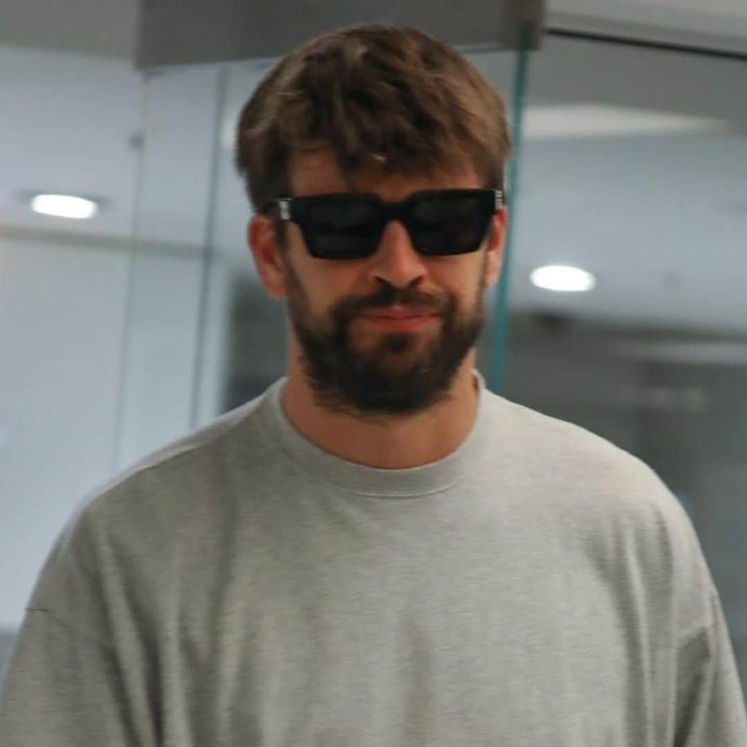 Gerard Piqué’s arrives in Miami to see his kids