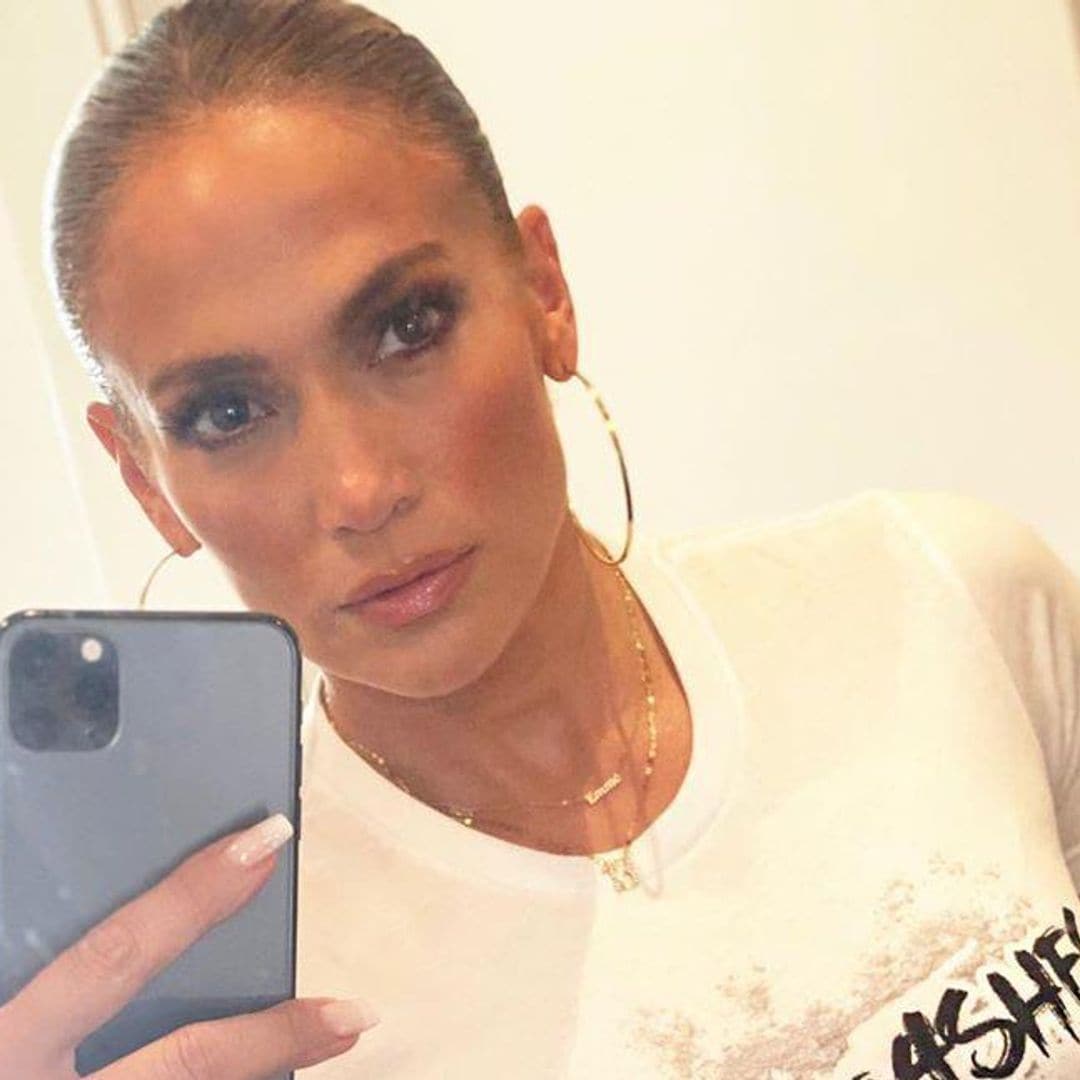 Jennifer Lopez got into the fall spirit at a pumpkin patch with her twins over the weekend