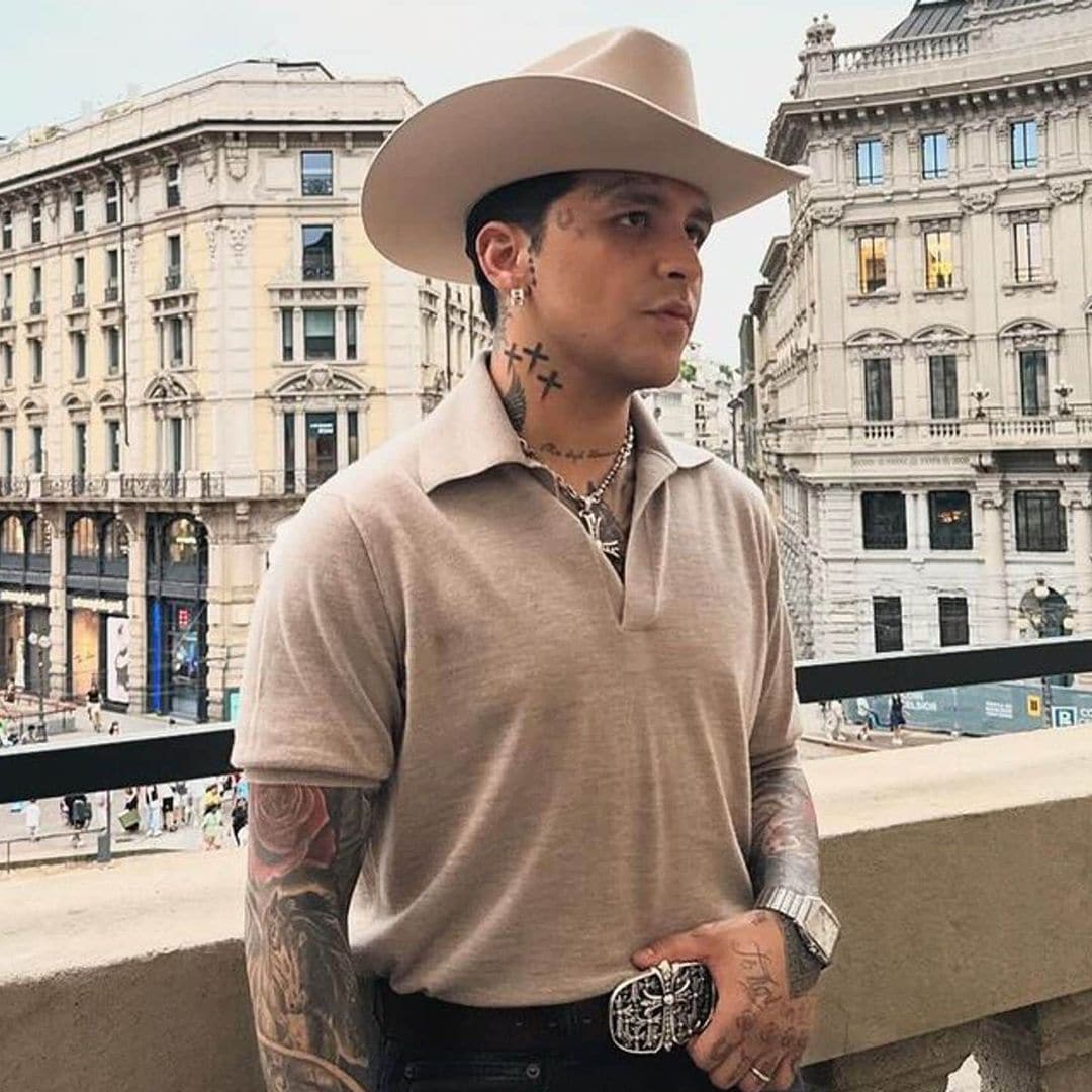 Christian Nodal is hospitalized and reportedly awaiting test results