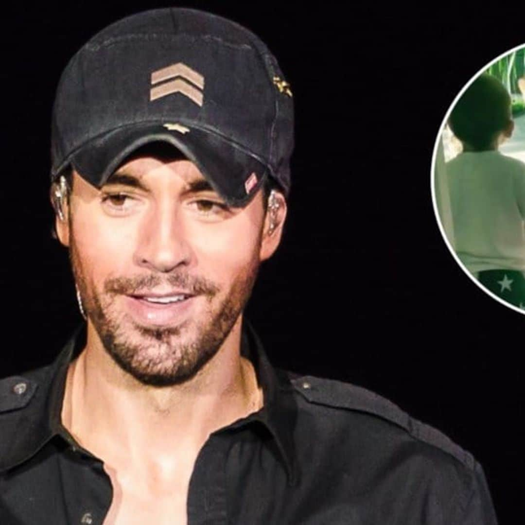 Enrique Iglesias shares hilarious video with twins Lucy and Nicholas