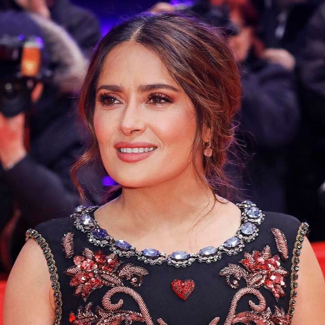 Don’t underestimate Salma Hayek’s custom Gucci dress